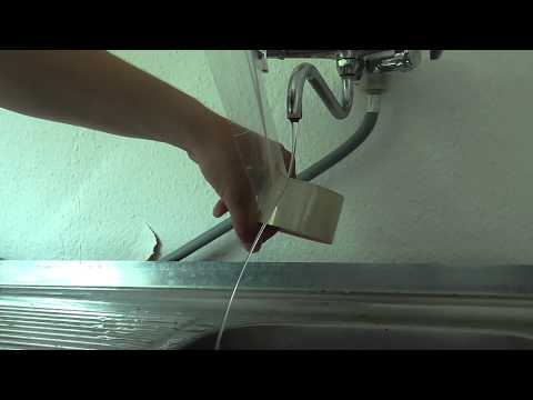 Youtube: Wasserstrahl verbiegen / Bend water jet