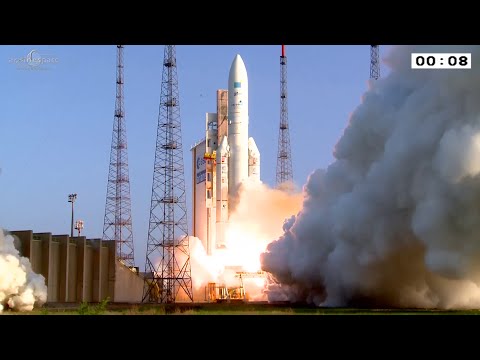 Youtube: Ariane 5 liftoff on flight VA226