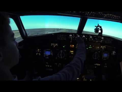 Youtube: 15 year old student lands boeing 737-800 after training himself with dvd's, manuals & games