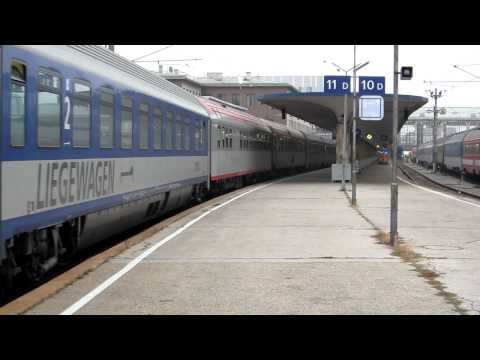 Youtube: Euronight 491 "Hans Albers" Hamburg - Wien hauled by DBAG Br101 at Wien Westbahnhof (2)