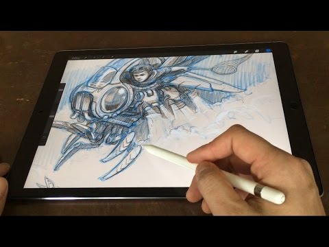 Youtube: iPad Pro 12.9 & Pencil Artist Review (vs Cintiq Companion)