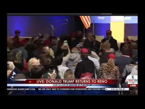 Youtube: Donald Trump Rushed to Safety after Clinton Activist caused Panic