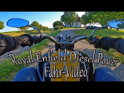 Youtube: Motorrad Exoten ~ Royal Enfield Bullet Hatz Diesel Power 516ccm / Teil 3: Fahr Video