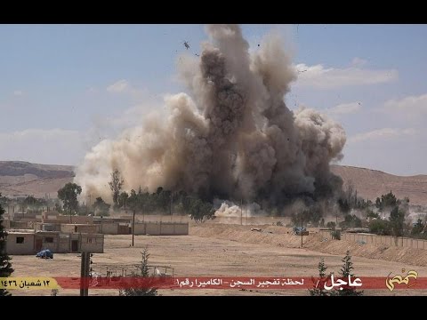 Youtube: ISIS destroys main prison in Palmyra: Before and after;   Social media website, Reuters