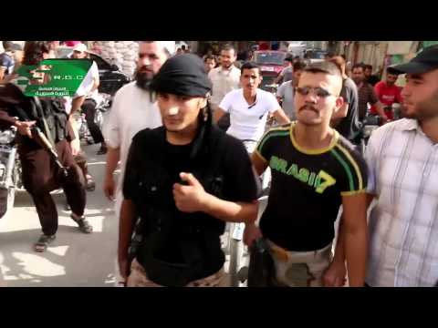 Youtube: معرة النعمان:24-9-2014 مظاهرة حاشدة تندد بالتدخل الغربي العربي وتهتف لكافة الفصائل