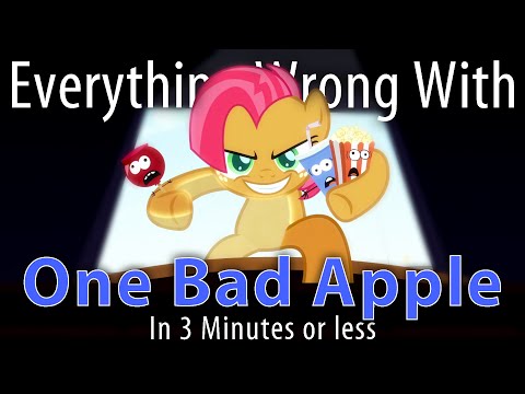 Youtube: (Parody) Everything Wrong With One Bad Apple in 3 Minutes or Less