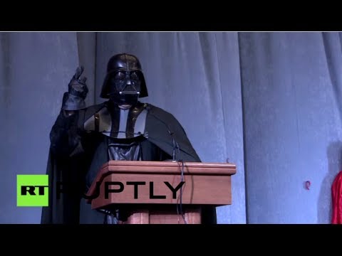 Youtube: Dark Side Candidate: Darth Vader announces bid for Ukrainian presidency