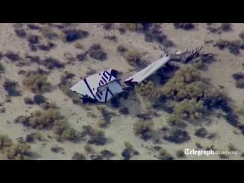 Youtube: Virgin Galactic's SpaceShipTwo crashes in Mojave Desert
