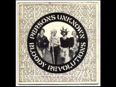 Youtube: Poison Girls - Persons Unknown