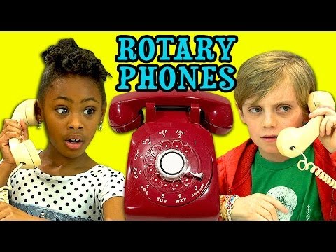 Youtube: KIDS REACT TO ROTARY PHONES