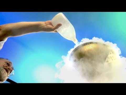 Youtube: Experimente mit flüssigem Stickstoff
