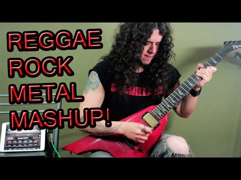 Youtube: Reggae, Rock, Metal guitar MASHUP!!!! Jamup Pro App
