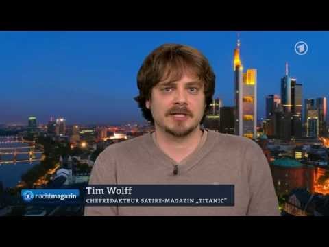 Youtube: nachtmagazin 08.01.2015 00:35 Uhr - Interview Tim Wolff