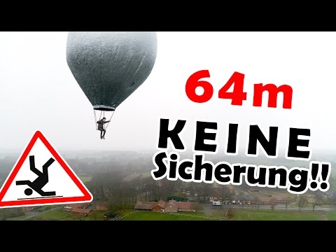 Youtube: Unser FINALER FLUG! | kleinster bemannter Ballon über'm Kliemannsland!