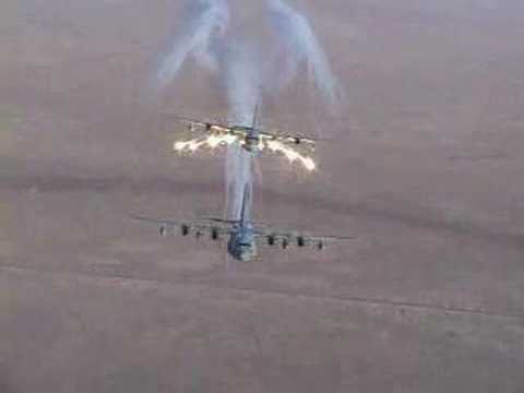 Youtube: Two KC-130 Aircraft Making Spectacular "Angel Decoys"
