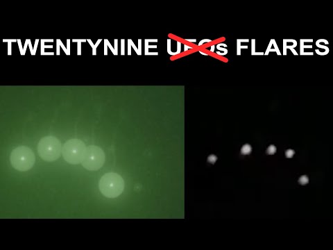 Youtube: Twenty-Nine Palms UFO - Flares Identified