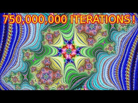 Youtube: Hardest Mandelbrot Zoom in 2017 - 750 000 000 iterations!