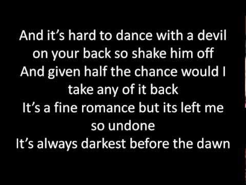 Youtube: Florence + the Machine Shake It Out lyrics
