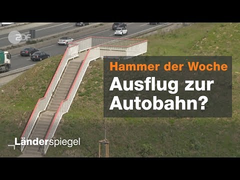 Youtube: Teure Aussichtsplattform an der Autobahn - Hammer der Woche vom 13.04.2019 | ZDF