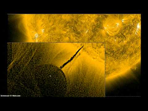 Youtube: Huge Sphere in Sun's Corona!
