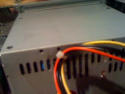 Youtube: PC Power Supply Fire