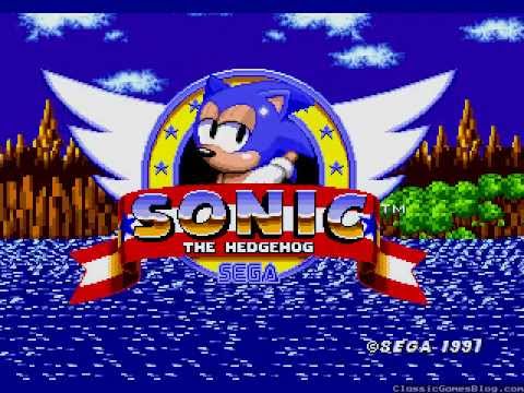Youtube: Sonic The Hedgehog Opening Title Screen Intro Sega Genesis