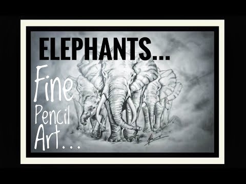Youtube: AMAZING ELEPHANT DRAWING! Step by step.