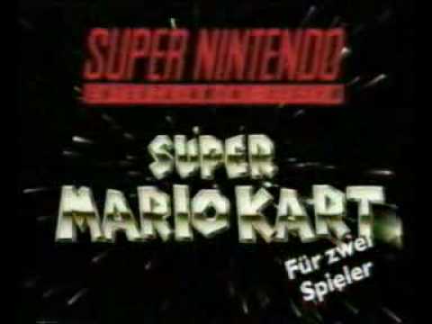 Youtube: Super Mario Kart (SNES) Werbung