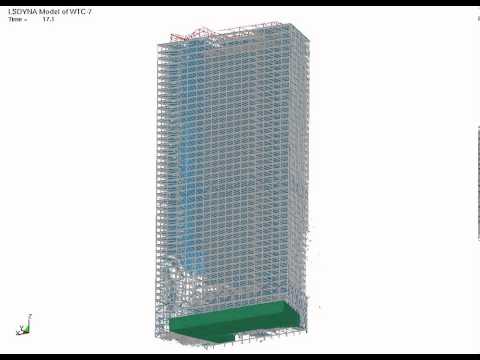 Youtube: WTC7 NIST Simulation with Impact damage