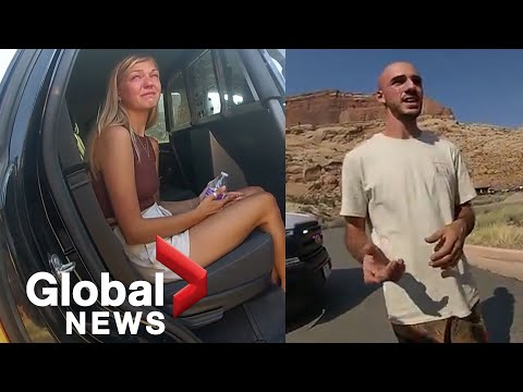 Youtube: Police bodycam footage shows Gabby Petito, fiancé pulled over before her disappearance