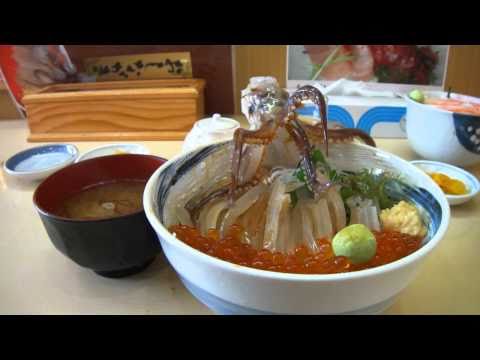 Youtube: Dancing squid bowl dish in Hakodate