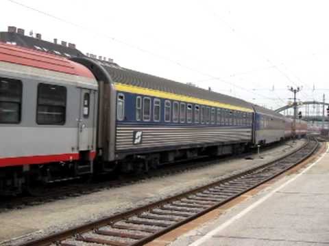Youtube: Express D346 "Dacia" Bucuresti - Wien hauled by Taurus ÖBB1116 at Wien Westbahnhof (1)