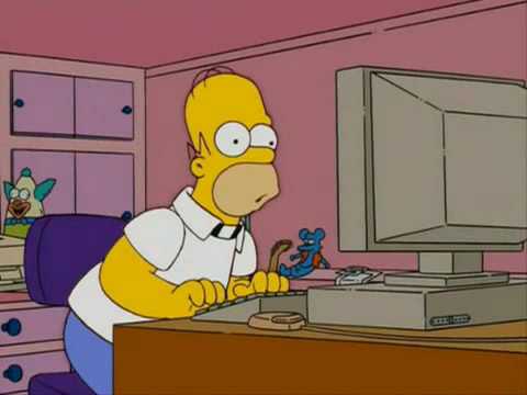 Youtube: Simpsons - oh ein sprechender Elch will meine Kreditkartennummer