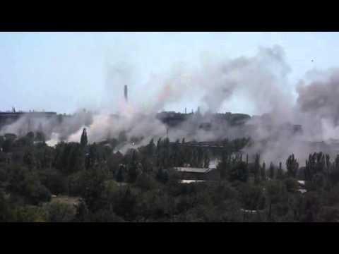 Youtube: Gorlovka. 27.07.14 shelling of peaceful city\\ Горловка. 27.07.14 Артобстрел