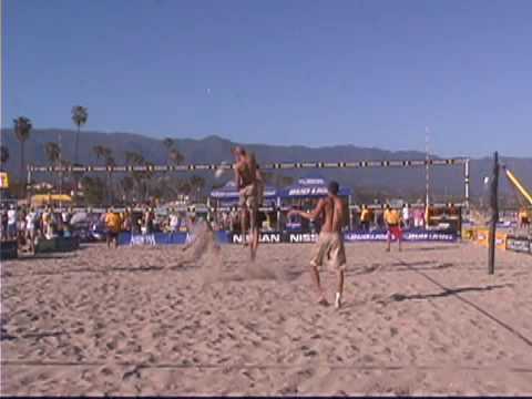 Youtube: Phil Dalhausser shows how to hit on two.