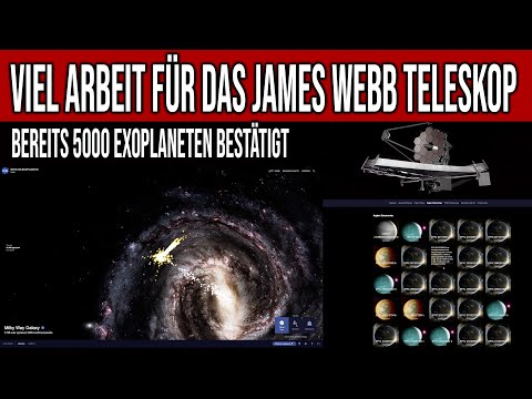 Youtube: Viel Arbeit für das James Webb Teleskop - Bereits 5000 Exoplaneten bestätigt