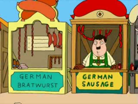 Youtube: Family Guy - German Bratwurststand