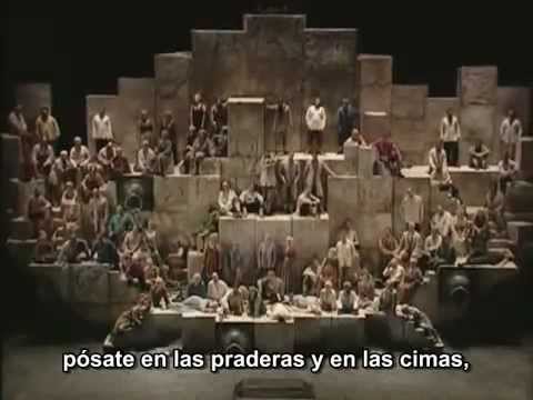 Youtube: Gefangenenchor / Va Pensiero / Coro del Nabucco (Verdi MET 2002)
