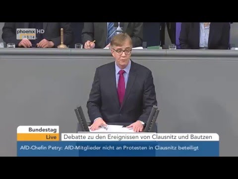 Youtube: Bundestag: Debatte zu den Ereignissen von Clausnitz und Bautzen am 24.02.2016