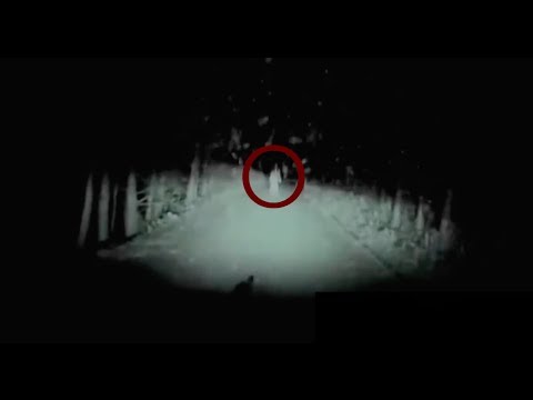 Youtube: ghost caught on camera in snow