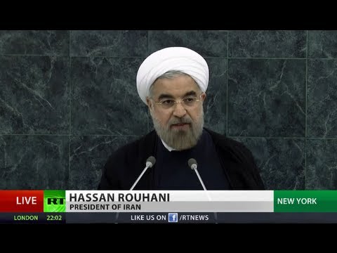 Youtube: 'Iran's threat propaganda dangerous for world security' - Rouhani to UN Assembly 2013 (FULL SPEECH)