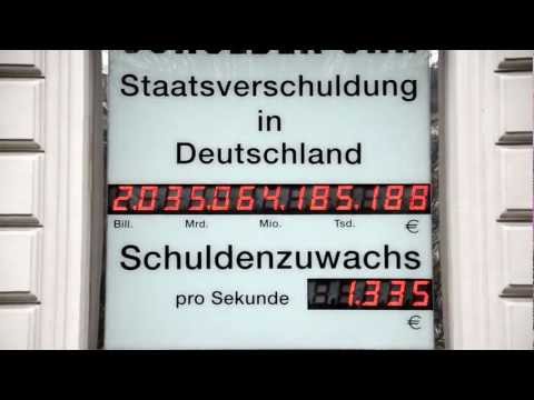 Youtube: Deutschlands Schuldenuhr am 18. Februar 2012