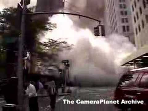 Youtube: South Tower Falls, shot front of Trinity Church.