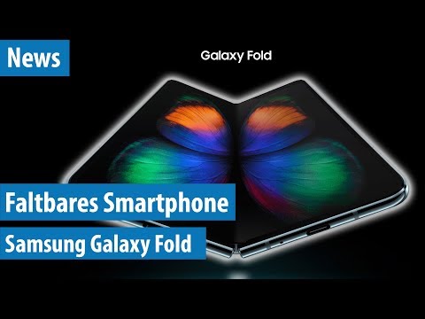 Youtube: Galaxy Fold: Samsung stellt faltbares Smartphone vor
