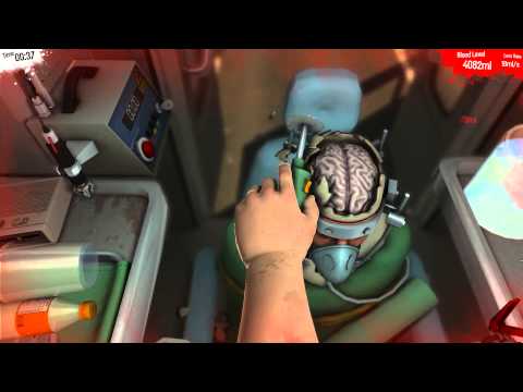 Youtube: [PC] Surgeon Simulator 2013 - Brain transplant Ambulance Mode (1080p)