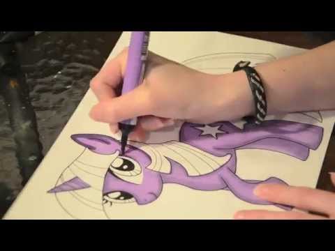 Youtube: Speed painting MLP 1 of 6 - Twilight Sparkle