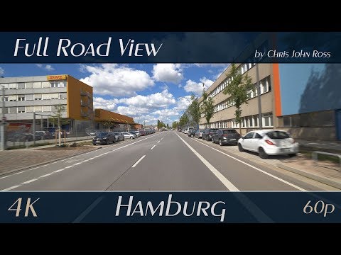 Youtube: Hamburg, Germany: Billbrook - Liebigstraße - 4K (UHD/2160p/60p) - Car Ride Video
