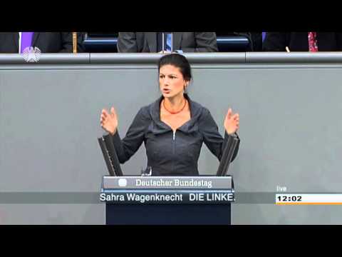 Youtube: Sahra Wagenknecht die Linke, zum Euro-Rettungsfonds EFSF-Abstimmung 29.09.2011