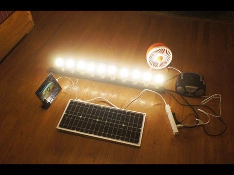 Youtube: SOLN1 - Amazing all in one free energy portable solar unit.
