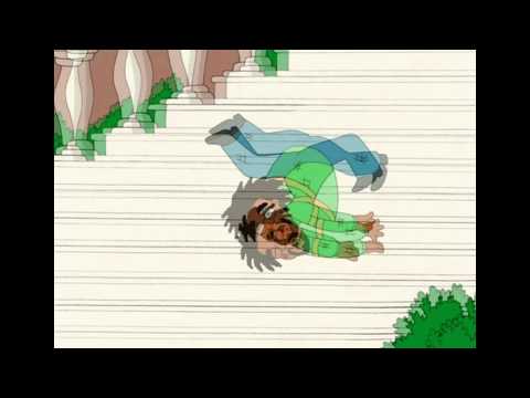 Youtube: Family Guy Bobby Mcferrin fall down the stairs!
